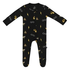 Zippered Footie in Midnight Icon