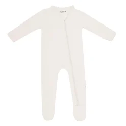 Zippered Footie in Oat