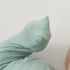 Zippered Footie in Sage