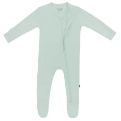 Zippered Footie in Sage