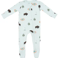 Zippered Footie in Yellowstone