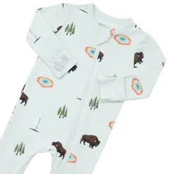 Zippered Footie in Yellowstone
