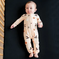 Zippered Romper in Bewitched