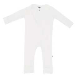 Zippered Romper in Cloud