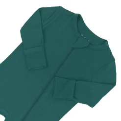 Zippered Romper in Emerald