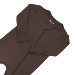 Zippered Romper in Espresso