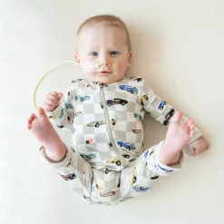 Zippered Romper in Fast and Fierce