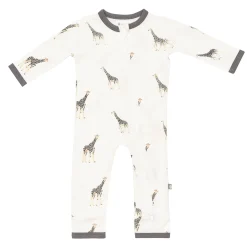 Zippered Romper in Giraffe