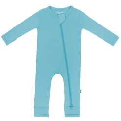 Zippered Romper in Makai