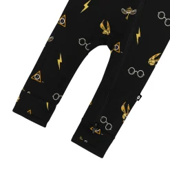 Zippered Romper in Midnight Icon