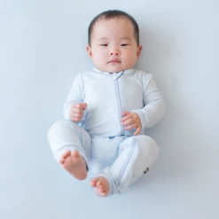 Zippered Romper in Mist
