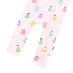 Zippered Romper in Pastel Ghost