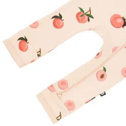 Zippered Romper in Peach