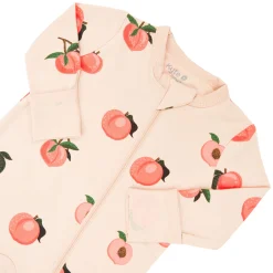 Zippered Romper in Peach