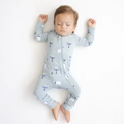 Zippered Romper in Polar Lights
