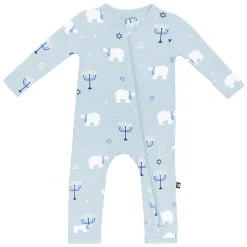 Zippered Romper in Polar Lights