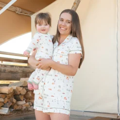 Zippered Romper in Road Trip