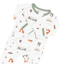Zippered Romper in Road Trip