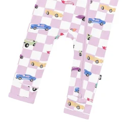 Zippered Romper in Sparkles and Speed