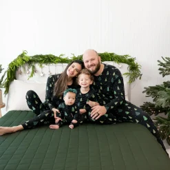 Zippered Romper in Twinkle Tree