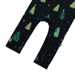 Zippered Romper in Twinkle Tree