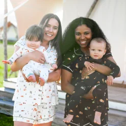 Zippered Romper in Under the Stars