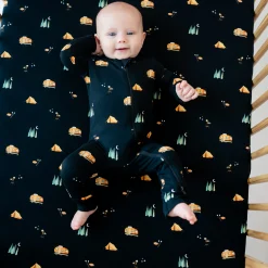 Zippered Romper in Under the Stars