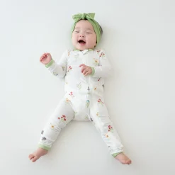 Zippered Romper in Wildflower
