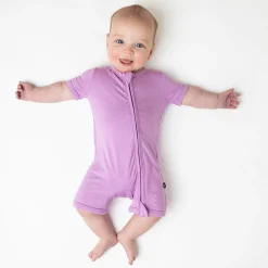 Zippered Shortall Romper in Poi