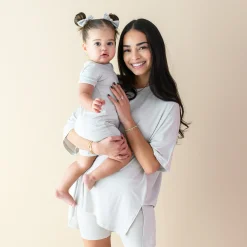 Zippered Shortall Romper in Oat