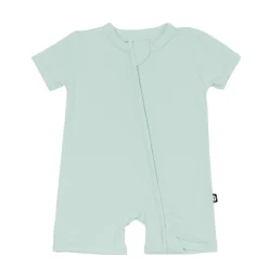 Zippered Shortall Romper in Sage