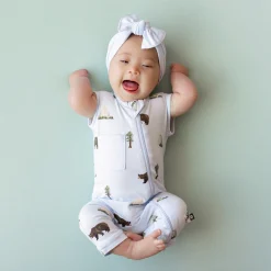 Zippered Sleeveless Romper in Yosemite