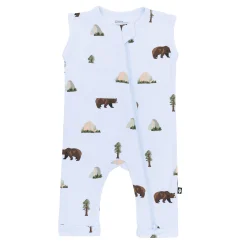 Zippered Sleeveless Romper in Yosemite