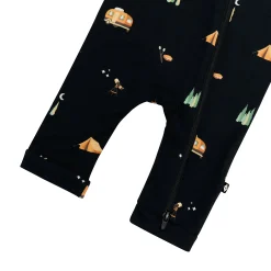 Zippered Sleeveless Romper in Under the Stars