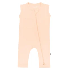 Zippered Sleeveless Romper in Canyon